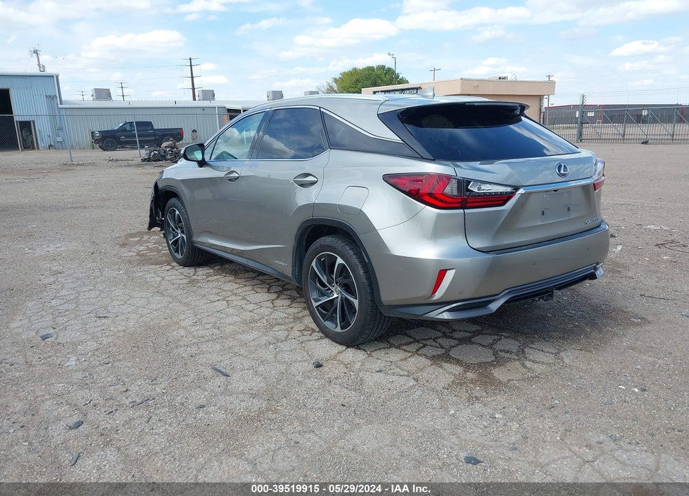 2017 LEXUS RX 450H VIN: 2T2BGMCA0HC010072