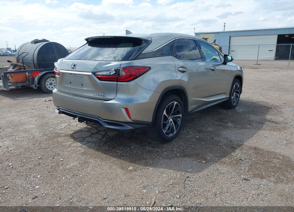2017 LEXUS RX 450H VIN: 2T2BGMCA0HC010072