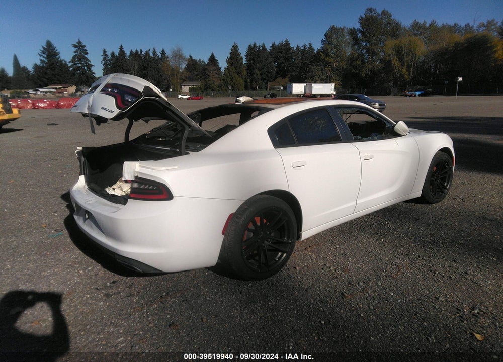 2016 DODGE CHARGER SXT VIN: 2C3CDXHG6GH133061