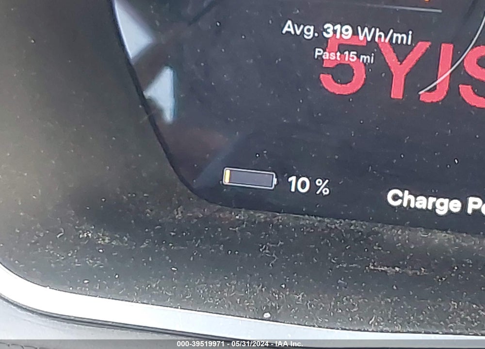 2014 TESLA MODEL S P85 VIN: 5YJSA1H19EFP63636