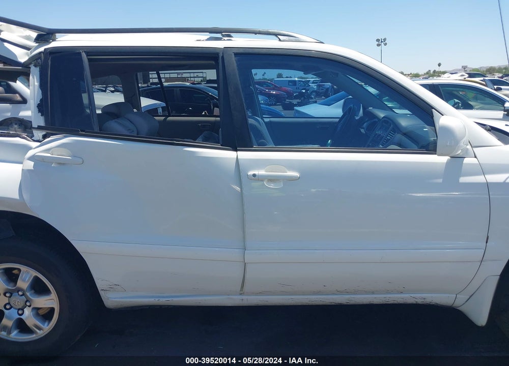 2007 TOYOTA HIGHLANDER V6 VIN: JTEDP21A870144627