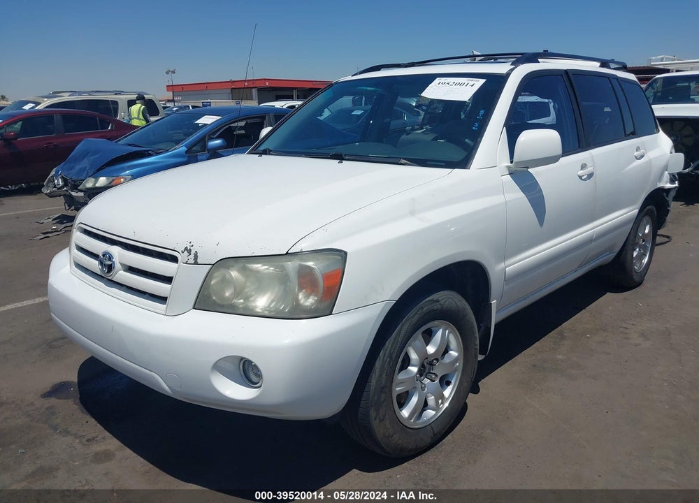 2007 TOYOTA HIGHLANDER V6 VIN: JTEDP21A870144627