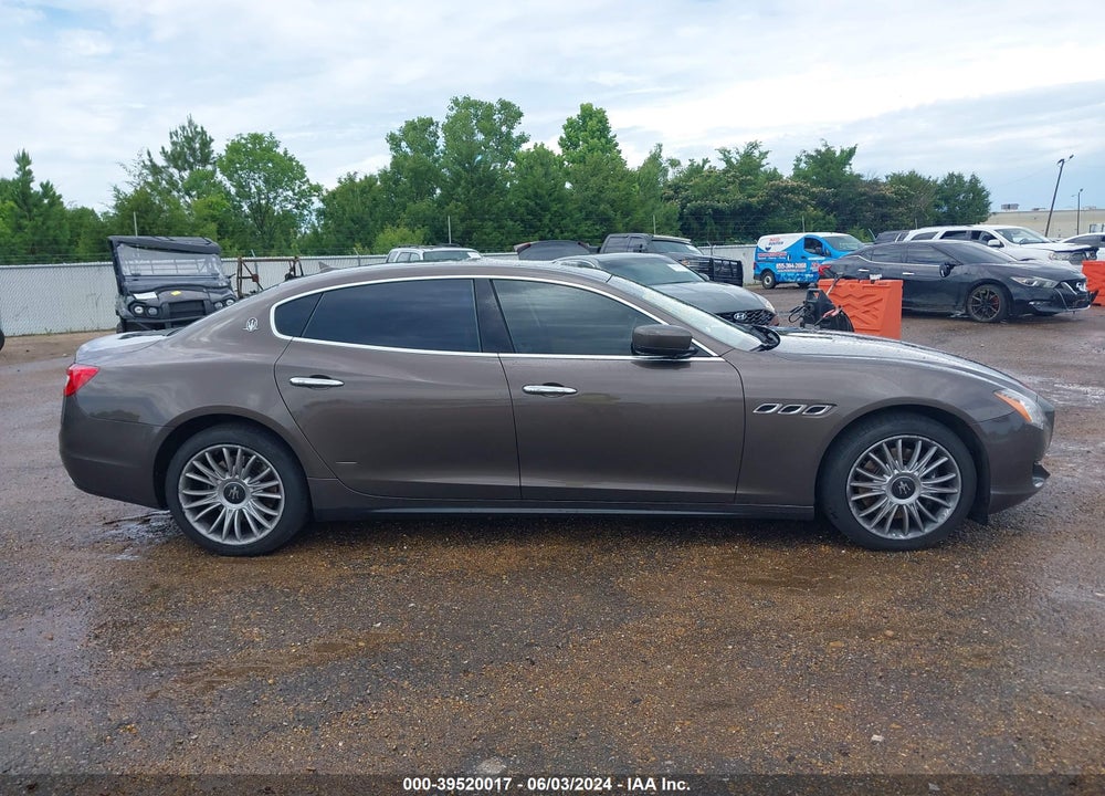 2014 MASERATI QUATTROPORTE S Q4 VIN: ZAM56RRAXE1112788