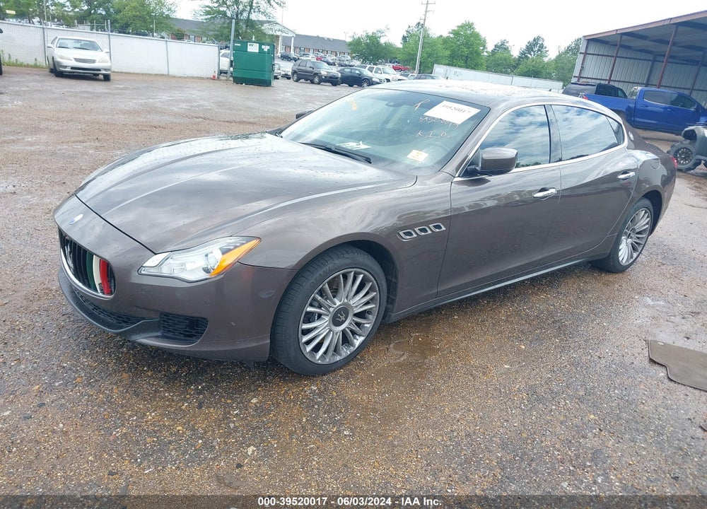 2014 MASERATI QUATTROPORTE S Q4 VIN: ZAM56RRAXE1112788