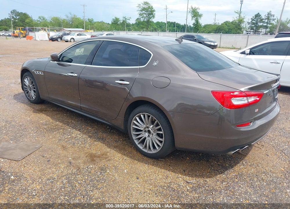 2014 MASERATI QUATTROPORTE S Q4 VIN: ZAM56RRAXE1112788