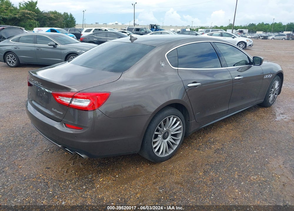 2014 MASERATI QUATTROPORTE S Q4 VIN: ZAM56RRAXE1112788