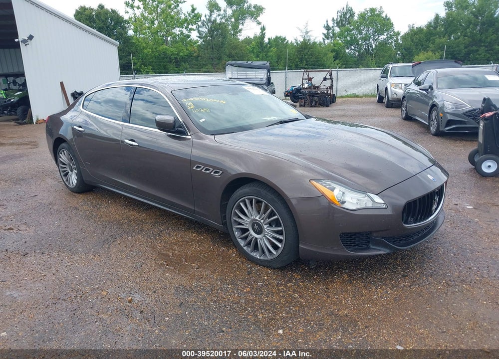 2014 MASERATI QUATTROPORTE S Q4 VIN: ZAM56RRAXE1112788