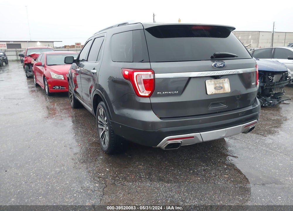 2017 FORD EXPLORER PLATINUM VIN: 1FM5K8HT0HGD95843
