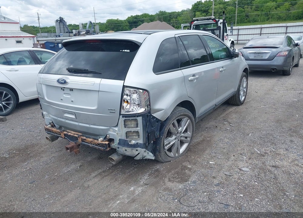 2012 FORD EDGE SEL VIN: 2FMDK4JC4CBA12260