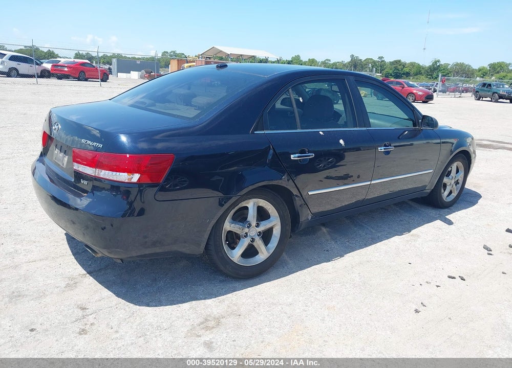 2008 HYUNDAI SONATA LIMITED V6/SE V6 VIN: 5NPEU46F18H362043