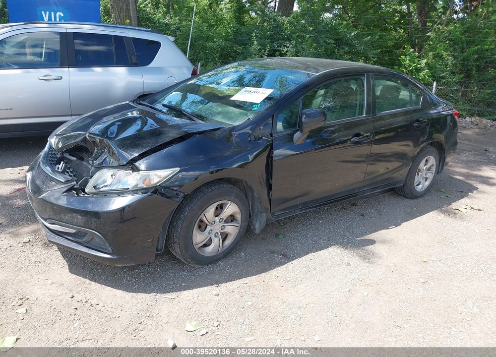 2014 HONDA CIVIC LX VIN: 2HGFB2E50EH532745