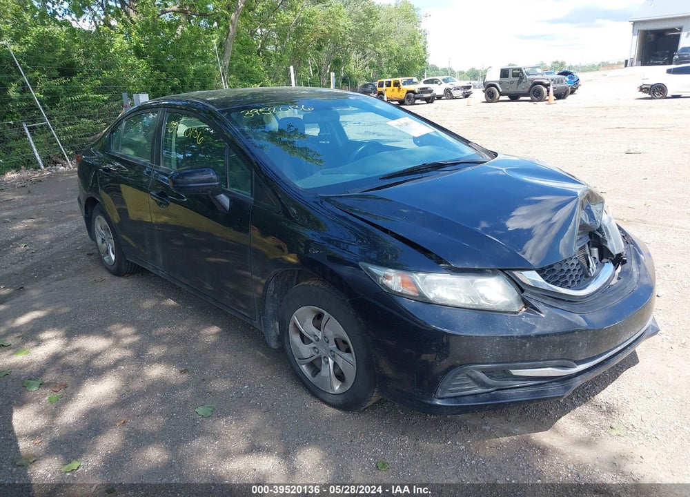 2014 HONDA CIVIC LX VIN: 2HGFB2E50EH532745