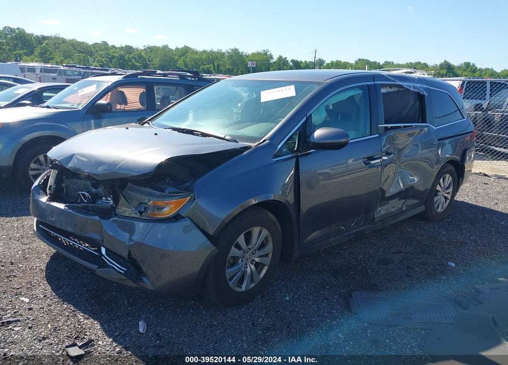 2016 HONDA ODYSSEY EX VIN: 5FNRL5H4XGB142404