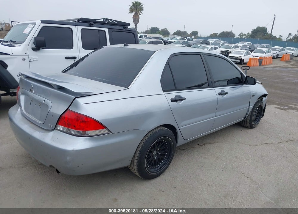 2005 MITSUBISHI LANCER ES VIN: JA3AJ26E75U050277