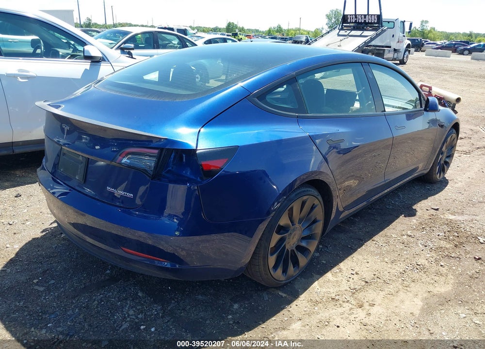 2023 TESLA MODEL 3 PERFORMANCE DUAL MOTOR ALL-WHEEL DRIVE VIN: 5YJ3E1EC4PF696929