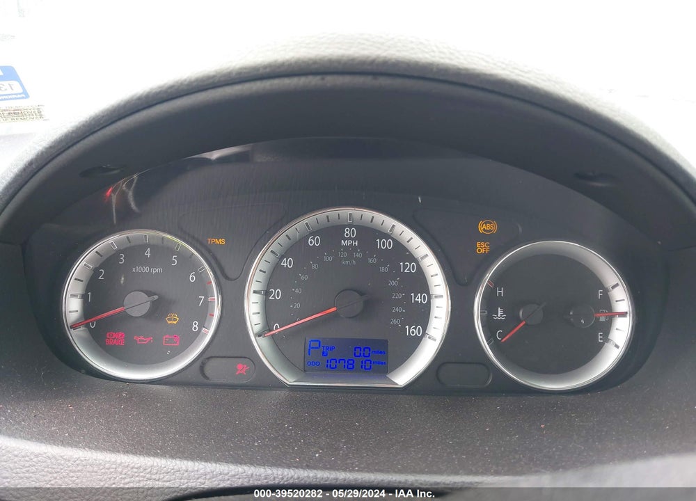 2009 HYUNDAI SONATA GLS VIN: 5NPET46C39H482369