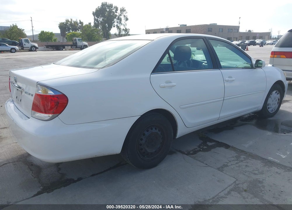 2005 TOYOTA CAMRY LE VIN: 4T1BE32K65U552382