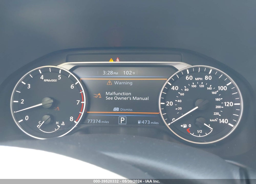2021 NISSAN ALTIMA SV FWD VIN: 1N4BL4DV7MN344629
