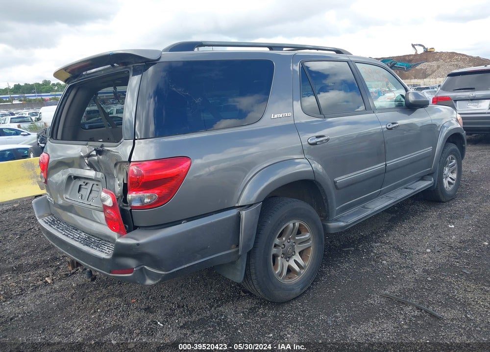 2006 TOYOTA SEQUOIA LIMITED V8 VIN: 5TDBT48A16S261633