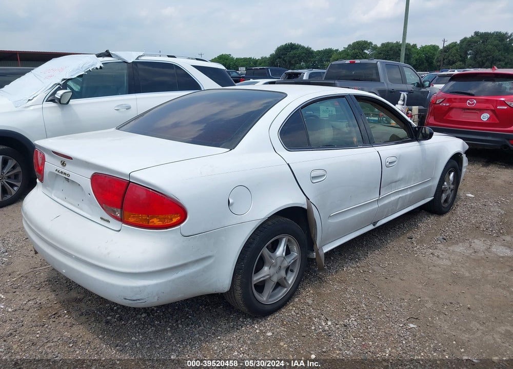 2000 OLDSMOBILE ALERO GLS VIN: 1G3NF52EXYC322715