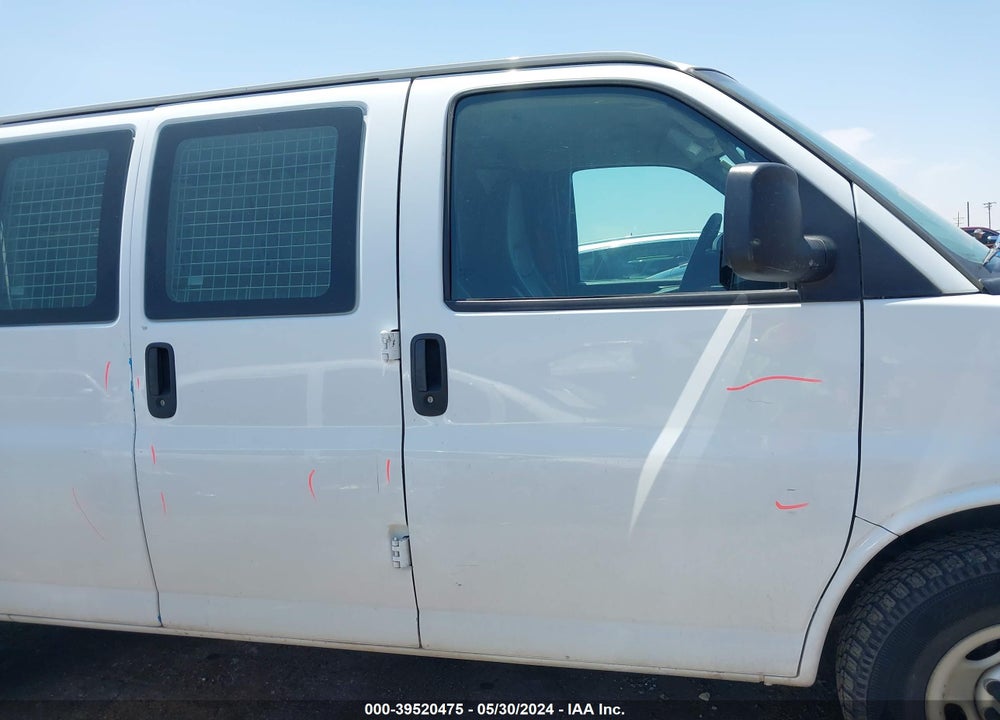 2014 CHEVROLET EXPRESS 2500 WORK VAN VIN: 1GCWGFCB2E1125797