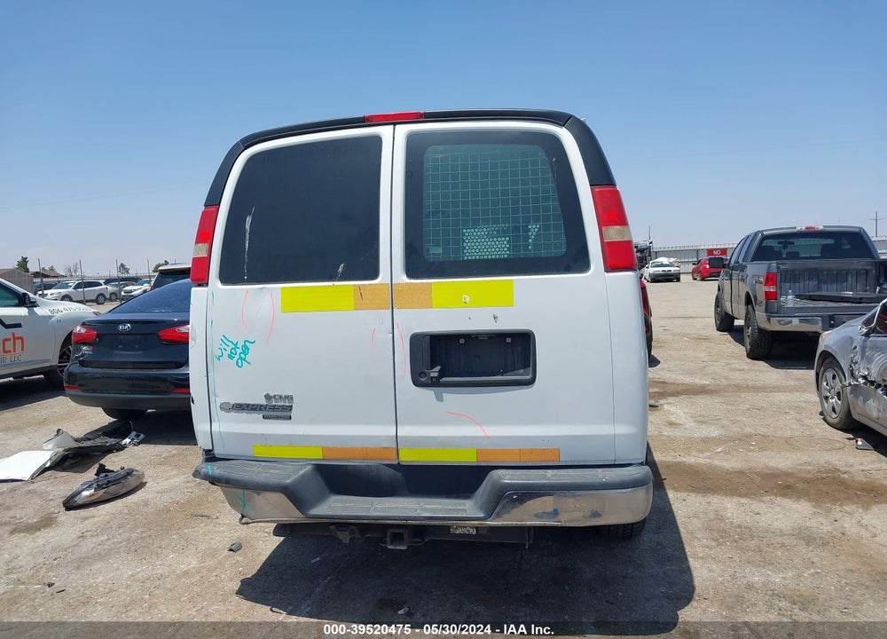 2014 CHEVROLET EXPRESS 2500 WORK VAN VIN: 1GCWGFCB2E1125797