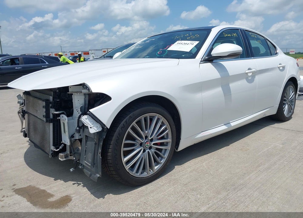 2019 ALFA ROMEO GIULIA TI LUSSO AWD VIN: ZARFANBN3K7611847