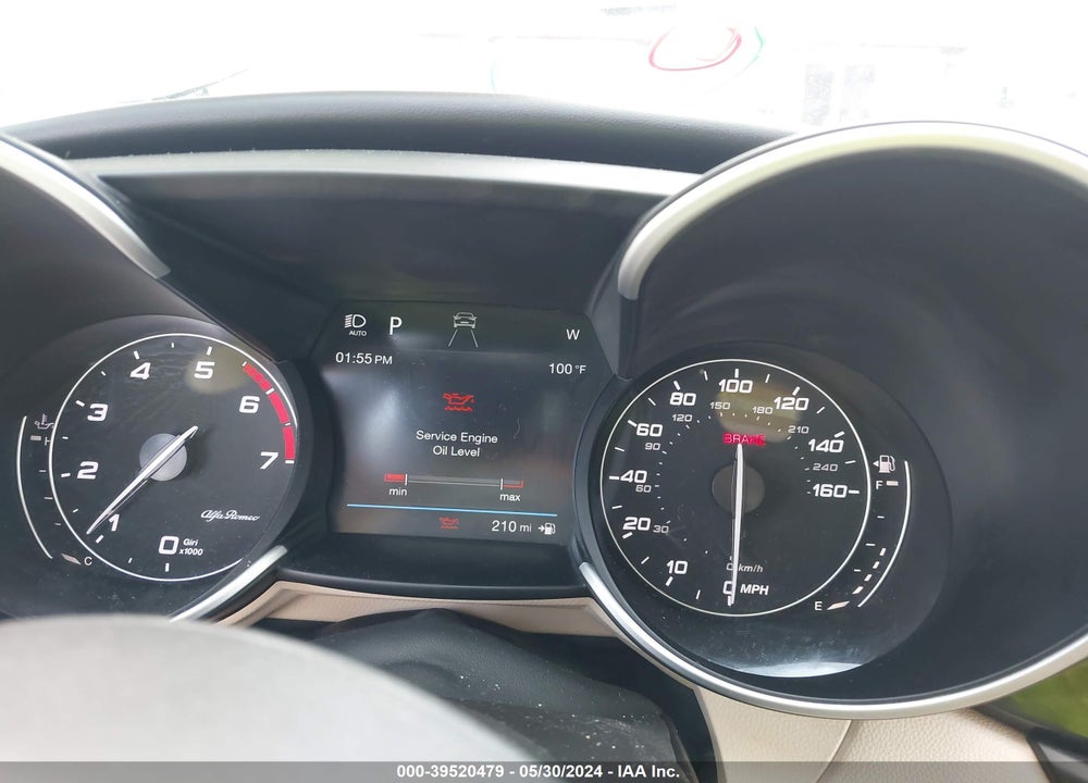 2019 ALFA ROMEO GIULIA TI LUSSO AWD VIN: ZARFANBN3K7611847