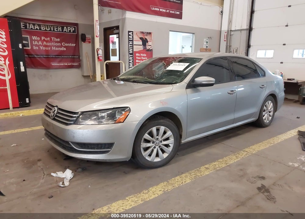 2014 VOLKSWAGEN PASSAT 1.8T WOLFSBURG EDITION VIN: 1VWAT7A35EC084851