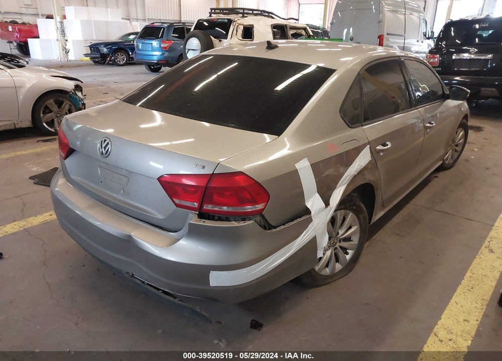 2014 VOLKSWAGEN PASSAT 1.8T WOLFSBURG EDITION VIN: 1VWAT7A35EC084851