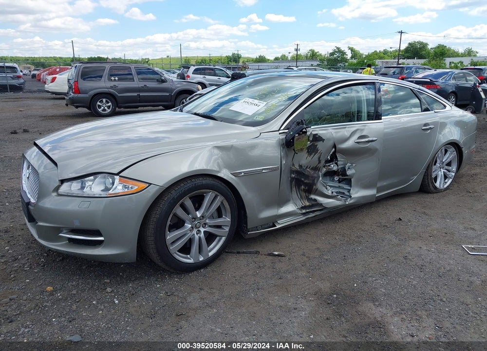 2013 JAGUAR XJ XJL PORTFOLIO VIN: SAJWJ2GD1D8V57052