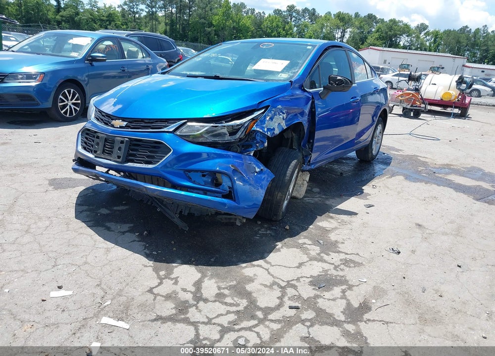 2016 CHEVROLET CRUZE LT AUTO VIN: 1G1BE5SM7G7233813