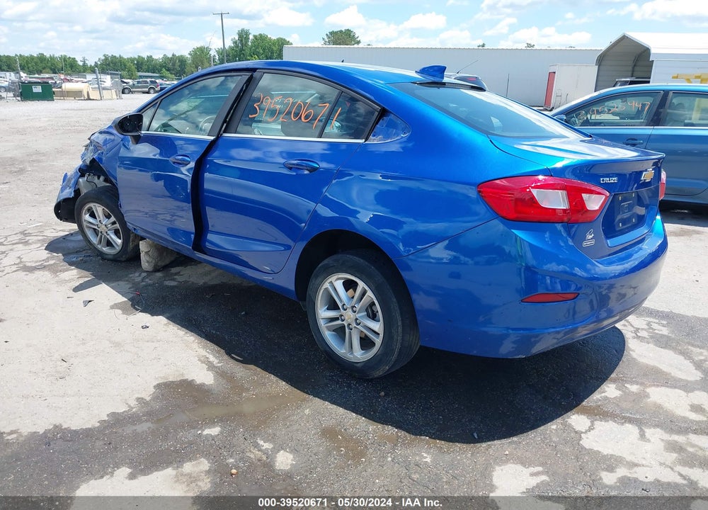 2016 CHEVROLET CRUZE LT AUTO VIN: 1G1BE5SM7G7233813