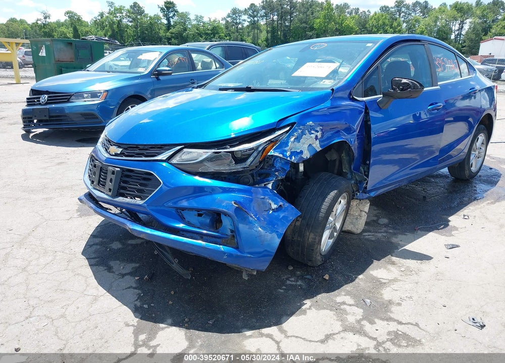 2016 CHEVROLET CRUZE LT AUTO VIN: 1G1BE5SM7G7233813