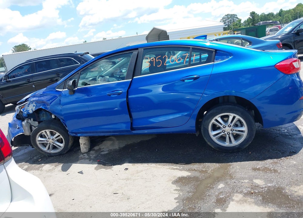 2016 CHEVROLET CRUZE LT AUTO VIN: 1G1BE5SM7G7233813