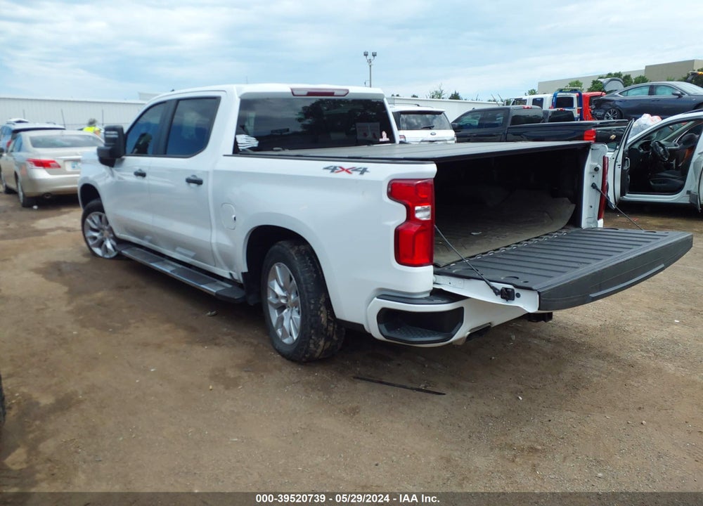 2020 CHEVROLET SILVERADO 1500 4WD SHORT BED CUSTOM VIN: 3GCUYBEF6LG340773