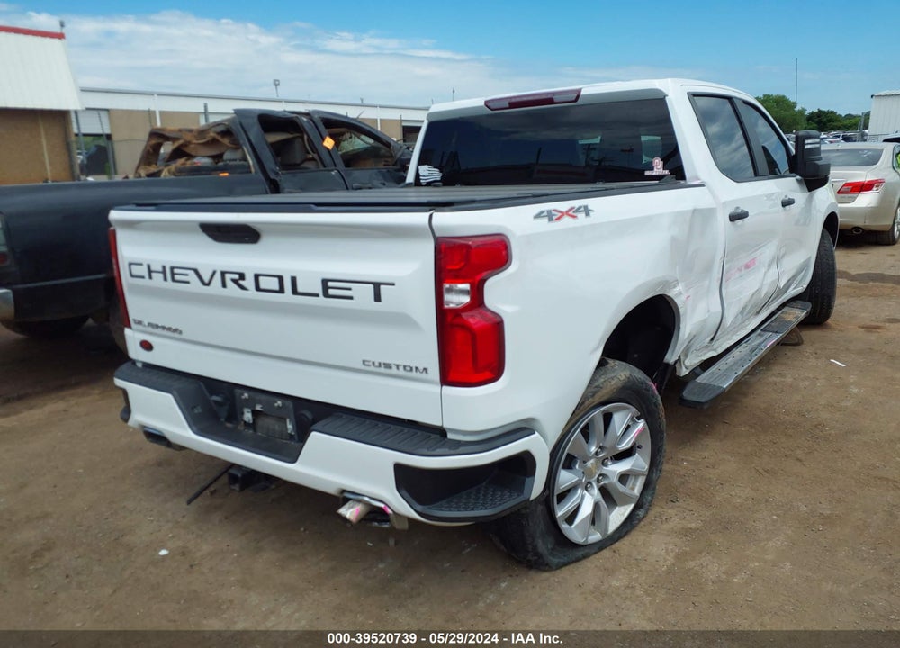 2020 CHEVROLET SILVERADO 1500 4WD SHORT BED CUSTOM VIN: 3GCUYBEF6LG340773