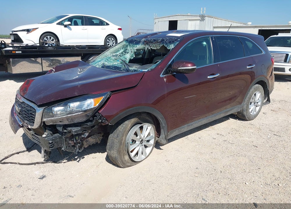 2020 KIA SORENTO 2.4L LX VIN: 5XYPG4A37LG648783