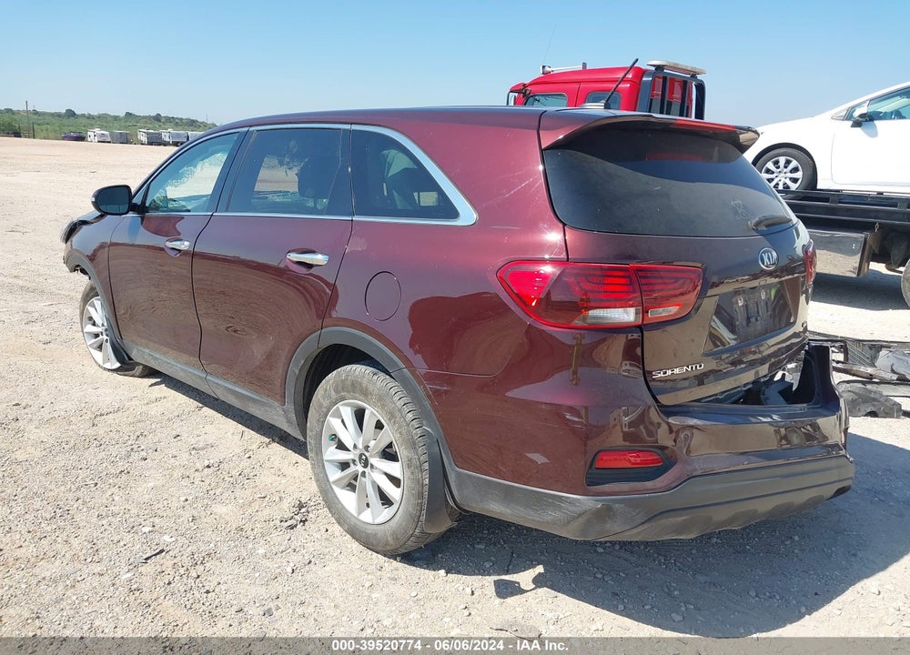 2020 KIA SORENTO 2.4L LX VIN: 5XYPG4A37LG648783