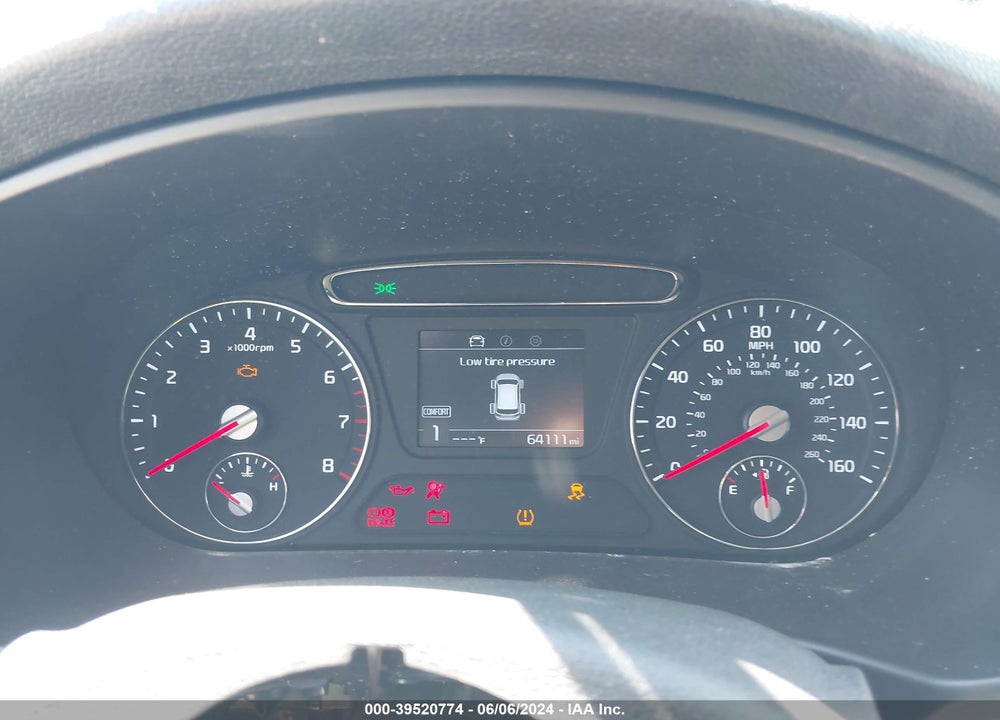 2020 KIA SORENTO 2.4L LX VIN: 5XYPG4A37LG648783