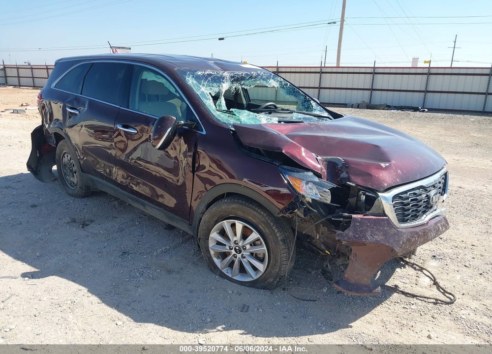 2020 KIA SORENTO 2.4L LX VIN: 5XYPG4A37LG648783