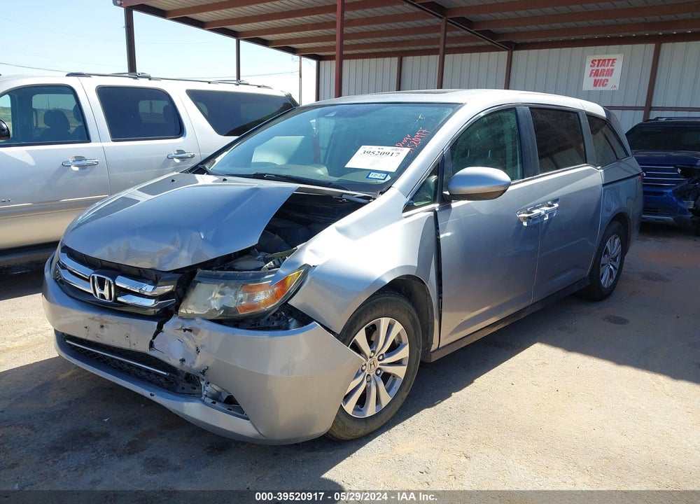 2017 HONDA ODYSSEY EX-L VIN: 5FNRL5H64HB010676