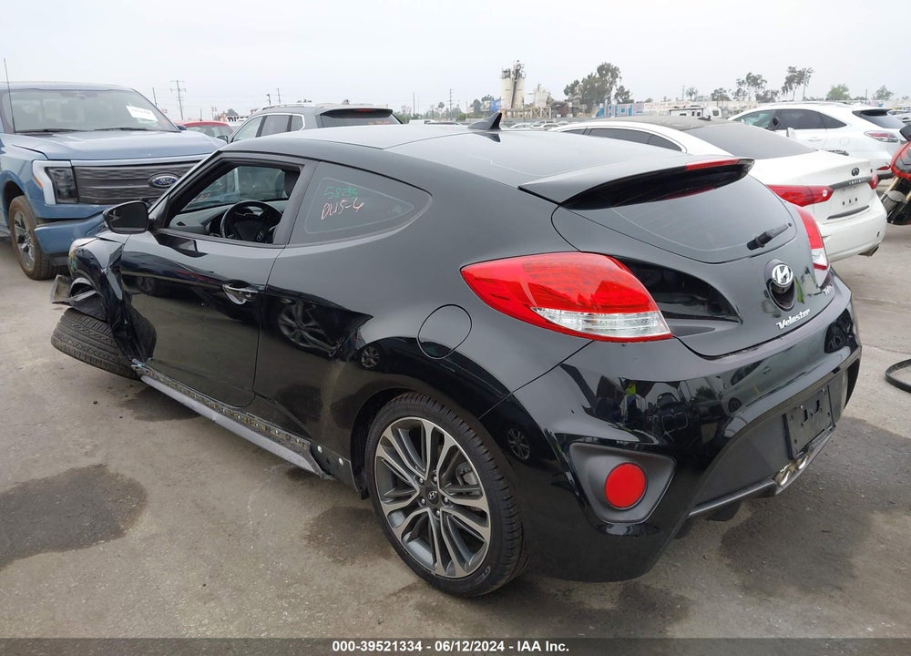 2016 HYUNDAI VELOSTER TURBO VIN: KMHTC6AE6GU256790