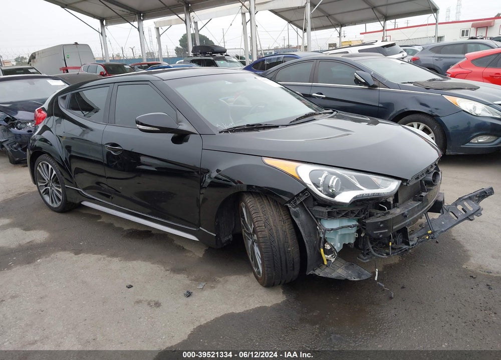 2016 HYUNDAI VELOSTER TURBO VIN: KMHTC6AE6GU256790
