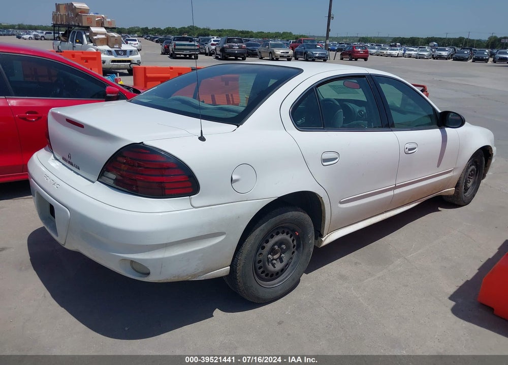 2005 PONTIAC GRAND AM SE VIN: 1G2NE52FX5M233894