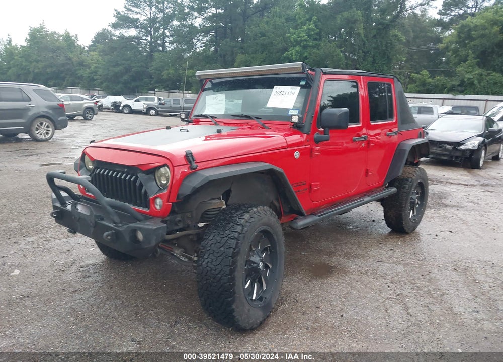 2016 JEEP WRANGLER UNLIMITED SPORT VIN: 1C4BJWDG0GL216536