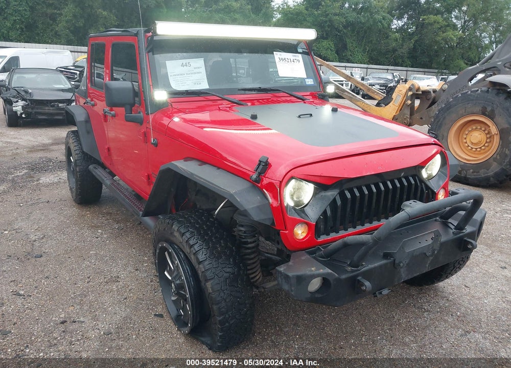 2016 JEEP WRANGLER UNLIMITED SPORT VIN: 1C4BJWDG0GL216536