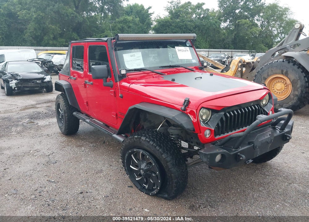 2016 JEEP WRANGLER UNLIMITED SPORT VIN: 1C4BJWDG0GL216536