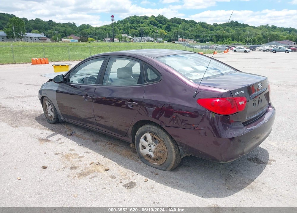 2007 HYUNDAI ELANTRA GLS/LIMITED/SE VIN: KMHDU46D67U049175