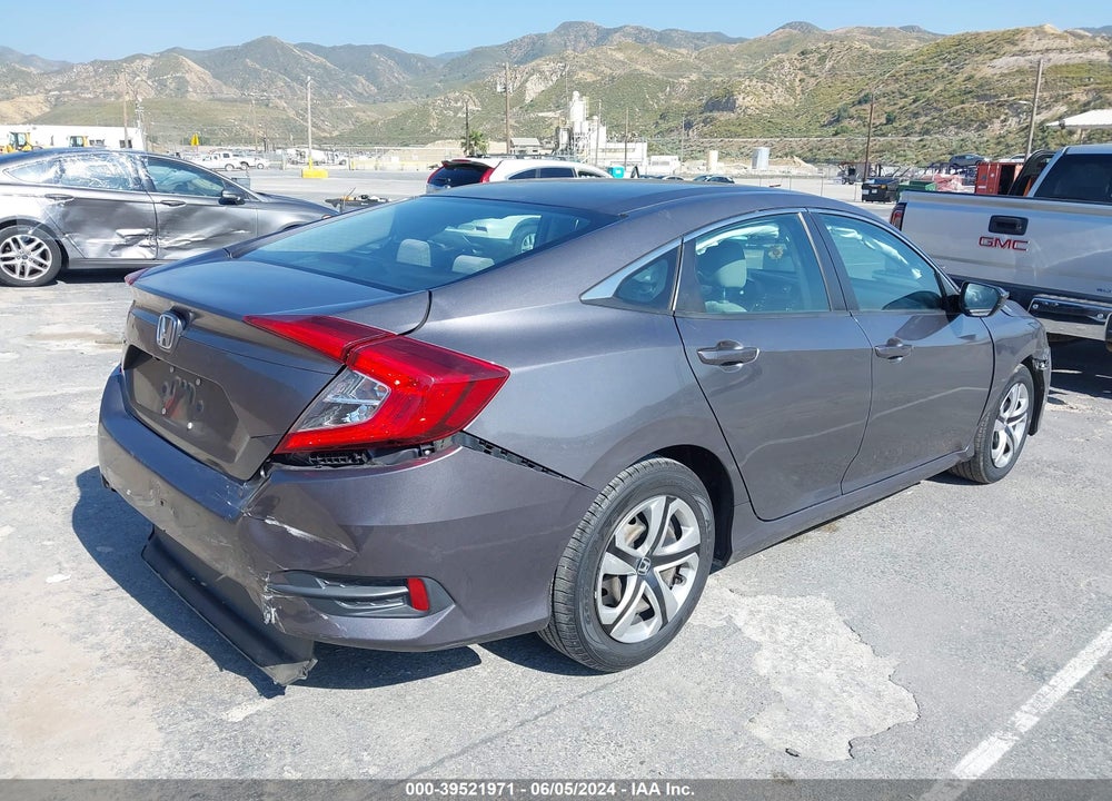 2018 HONDA CIVIC LX VIN: 2HGFC2F54JH592047